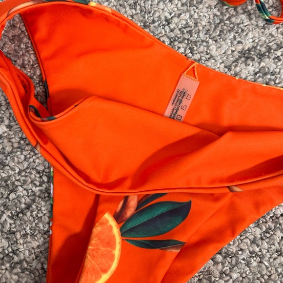 Zaful Orange Blossom Print Bikini Set - Picture 10 of 12